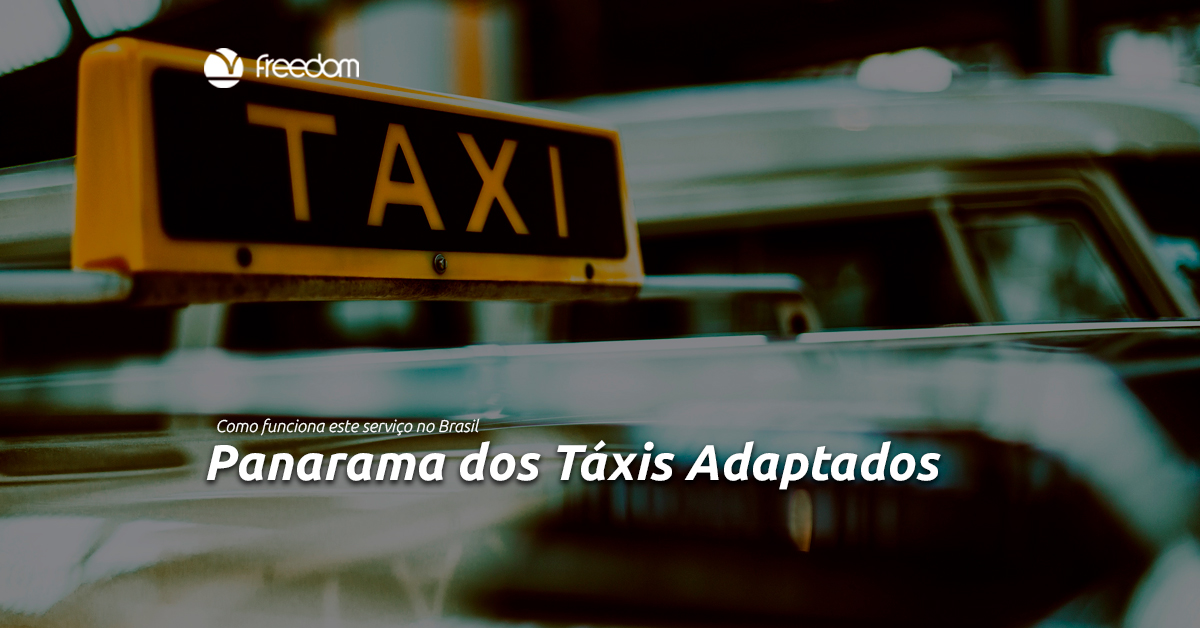 Táxis adaptados: entenda como funciona o serviço